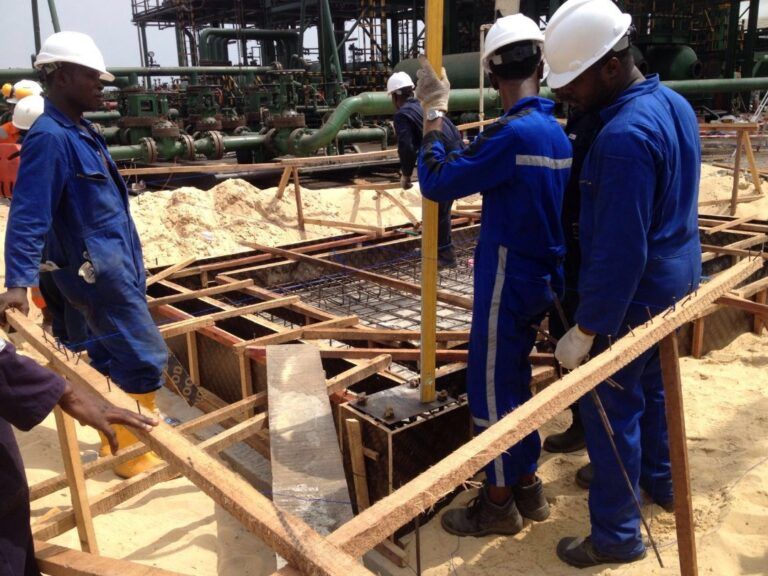 Techron team on site