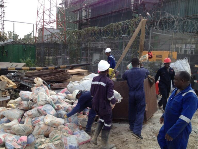 Techron team on site